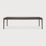 Bok extendable dining table - varnished oak - brown - rectangular White Cliff Studio Dining Table