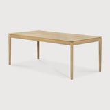 Bok extendable dining table - varnished oak - rectangular White Cliff Studio Dining Table