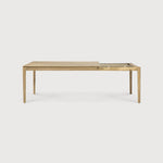 Bok extendable dining table - varnished oak - rectangular White Cliff Studio Dining Table