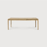 Bok extendable dining table - varnished oak - rectangular White Cliff Studio Dining Table