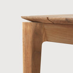 Bok outdoor bench frame - teak - 2+ seater White Cliff Studio Outdoor Bench