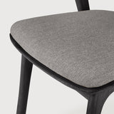 Bok outdoor dining chair cushion - Mocha fabric White Cliff Studio Outdoor Dining Chair