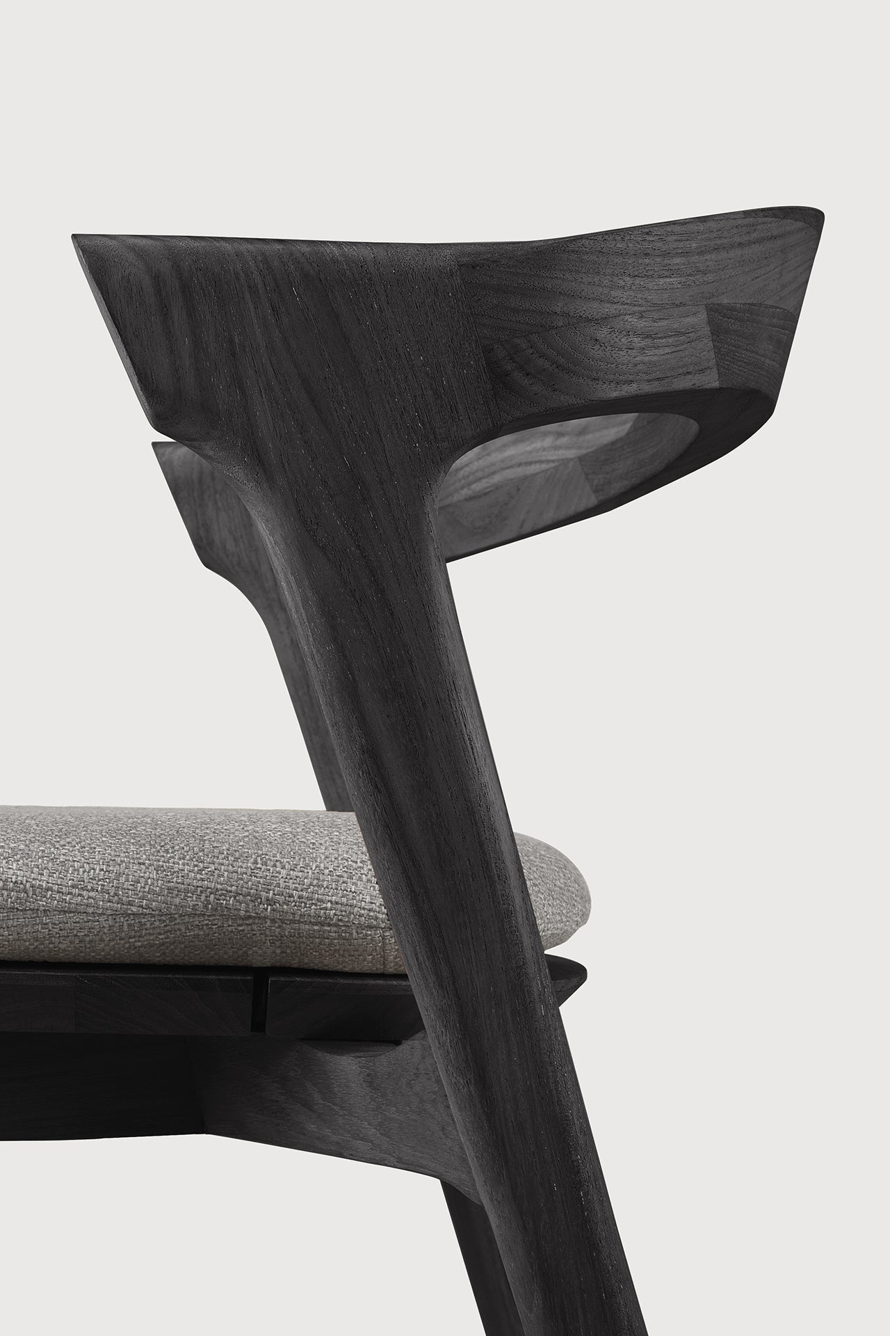 Bok outdoor dining chair cushion - Mocha fabric White Cliff Studio Outdoor Dining Chair