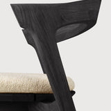 Bok outdoor dining chair cushion - Natural fabric White Cliff Studio Outdoor Dining Chair