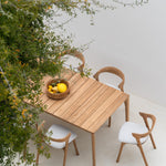 Bok outdoor dining chair cushion - Off White fabric White Cliff Studio Outdoor Dining Chair