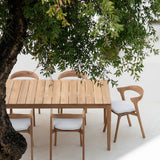 Bok outdoor dining chair cushion - Off White fabric White Cliff Studio Outdoor Dining Chair