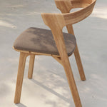 Bok Outdoor Dining Chair Cushion White Cliff Studio Outdoor Dining Chair