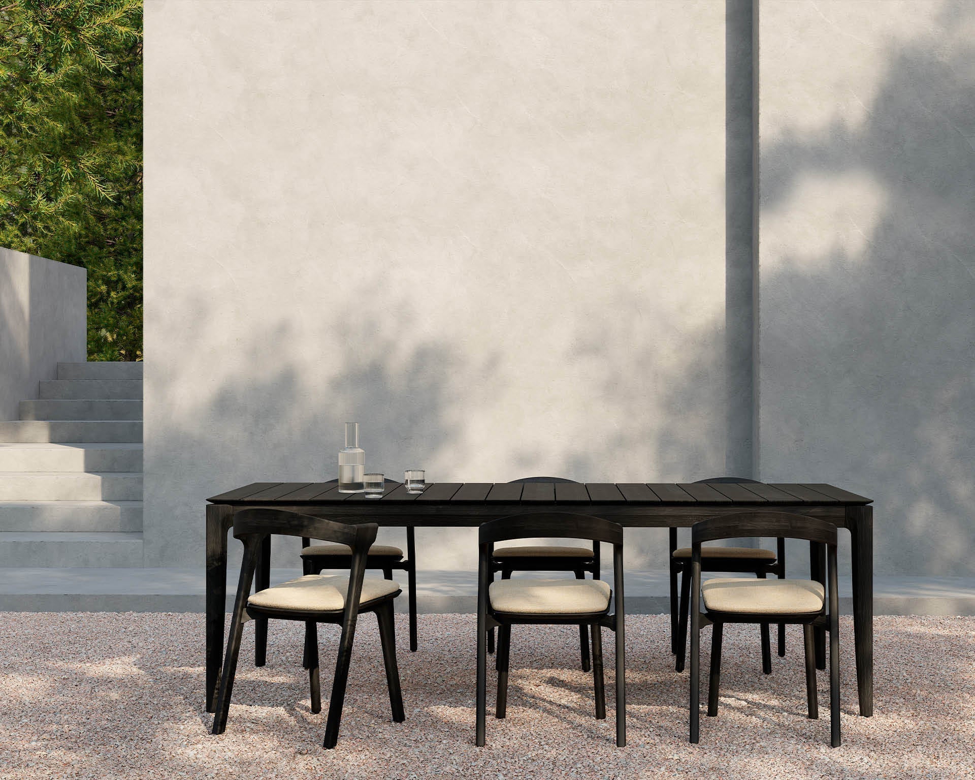 Bok Outdoor Dining Chair Cushion White Cliff Studio Outdoor Dining Chair