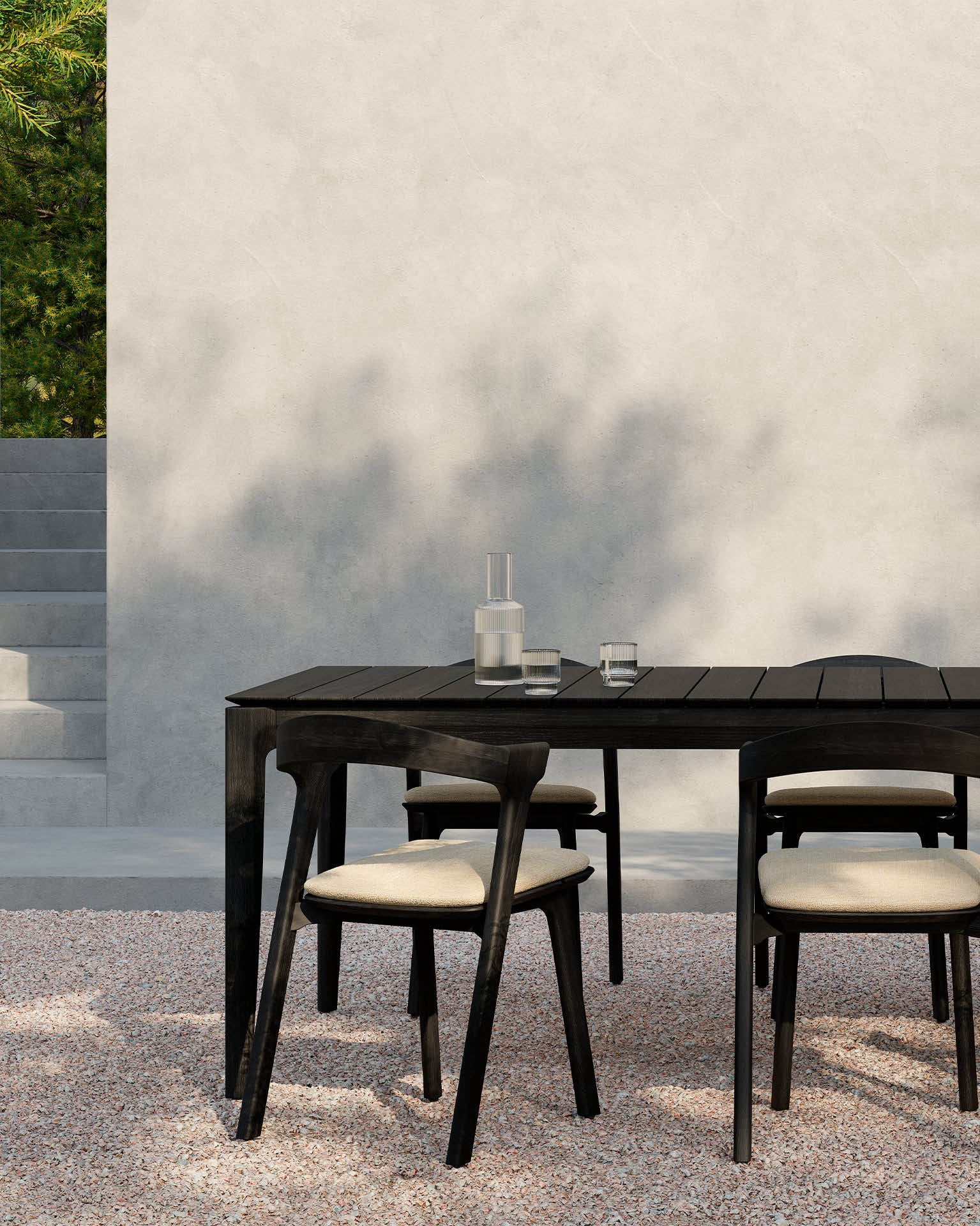 Bok Outdoor Dining Chair Cushion White Cliff Studio Outdoor Dining Chair