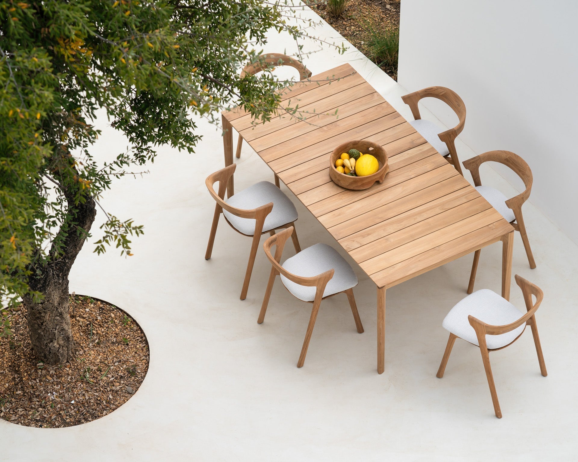 Bok Outdoor Dining Chair Cushion White Cliff Studio Outdoor Dining Chair