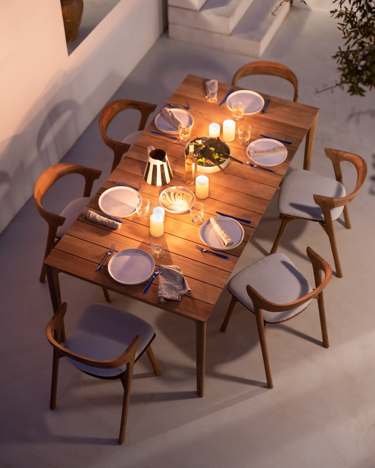 Bok Outdoor Dining Chair Cushion White Cliff Studio Outdoor Dining Chair
