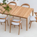 Bok Outdoor Dining Chair Cushion White Cliff Studio Outdoor Dining Chair