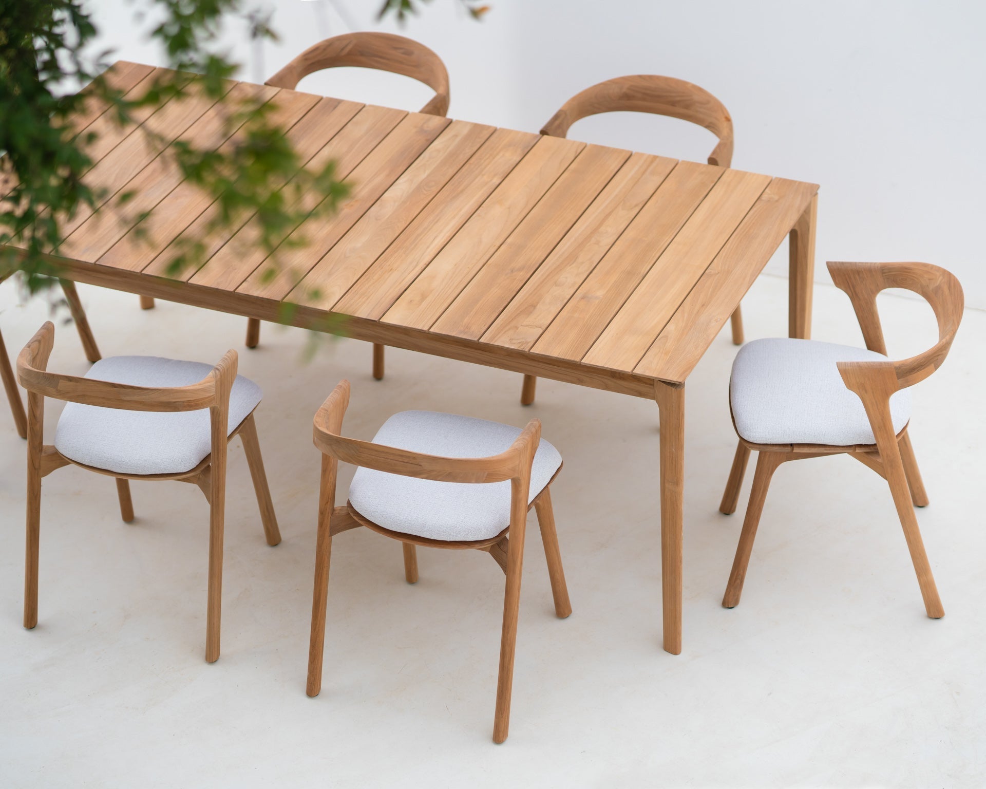 Bok Outdoor Dining Chair Cushion White Cliff Studio Outdoor Dining Chair