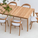 Bok Outdoor Dining Chair Cushion White Cliff Studio Outdoor Dining Chair