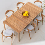 Bok Outdoor Dining Chair Cushion White Cliff Studio Outdoor Dining Chair