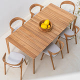 Bok Outdoor Dining Chair Cushion White Cliff Studio Outdoor Dining Chair