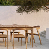 Bok Outdoor Dining Chair White Cliff Studio Outdoor Dining Chair