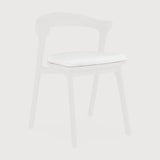 Bok outdoor dining chair - teak - Off White fabric White Cliff Studio Outdoor Dining Chair