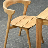Bok outdoor dining chair - teak White Cliff Studio Outdoor Dining Chair