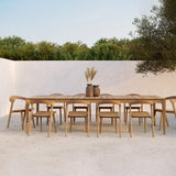 Bok outdoor dining chair - teak White Cliff Studio Outdoor Dining Chair