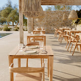Bok Outdoor Dining Table White Cliff Studio Outdoor Dining Tables