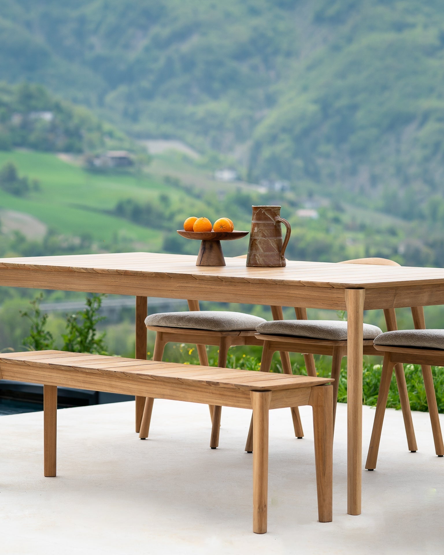 Bok Outdoor Dining Table White Cliff Studio Outdoor Dining Tables