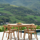 Bok Outdoor Dining Table White Cliff Studio Outdoor Dining Tables