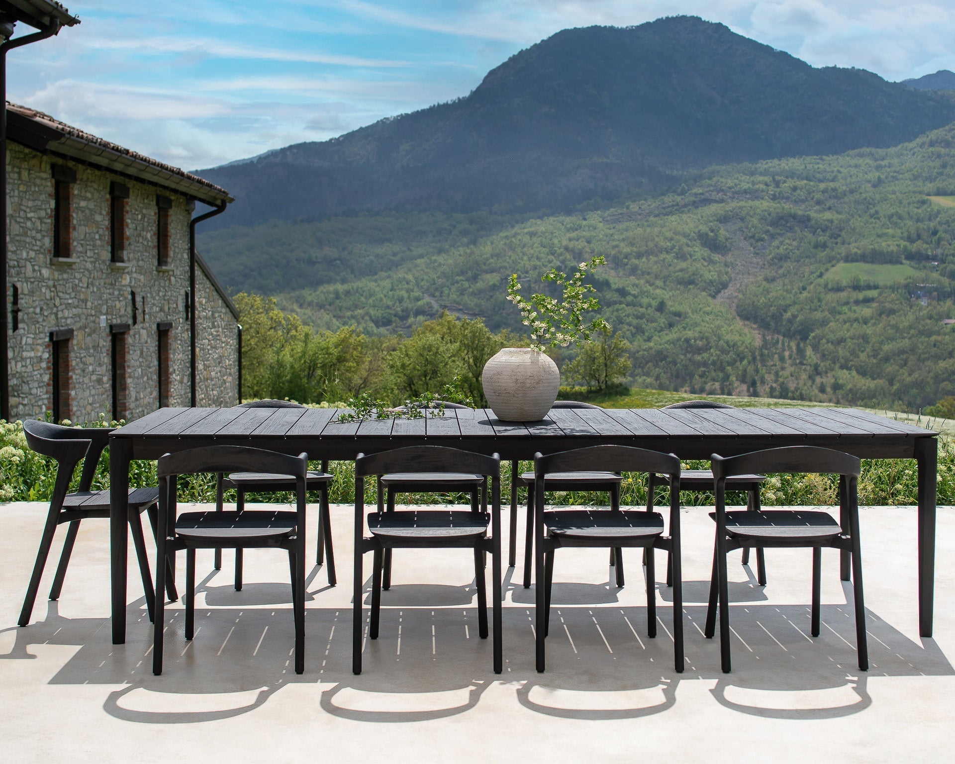 Bok Outdoor Dining Table White Cliff Studio Outdoor Dining Tables
