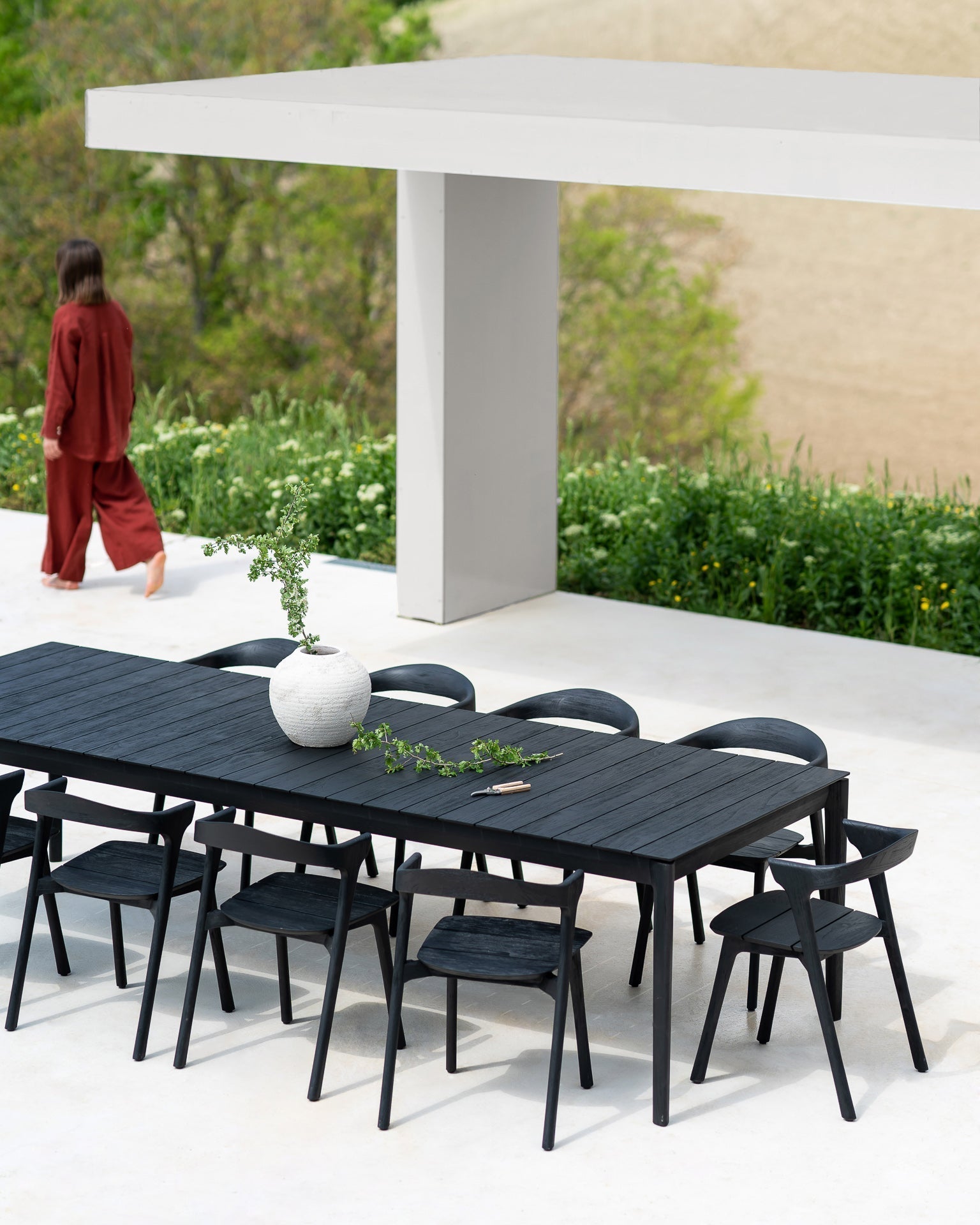 Bok Outdoor Dining Table White Cliff Studio Outdoor Dining Tables