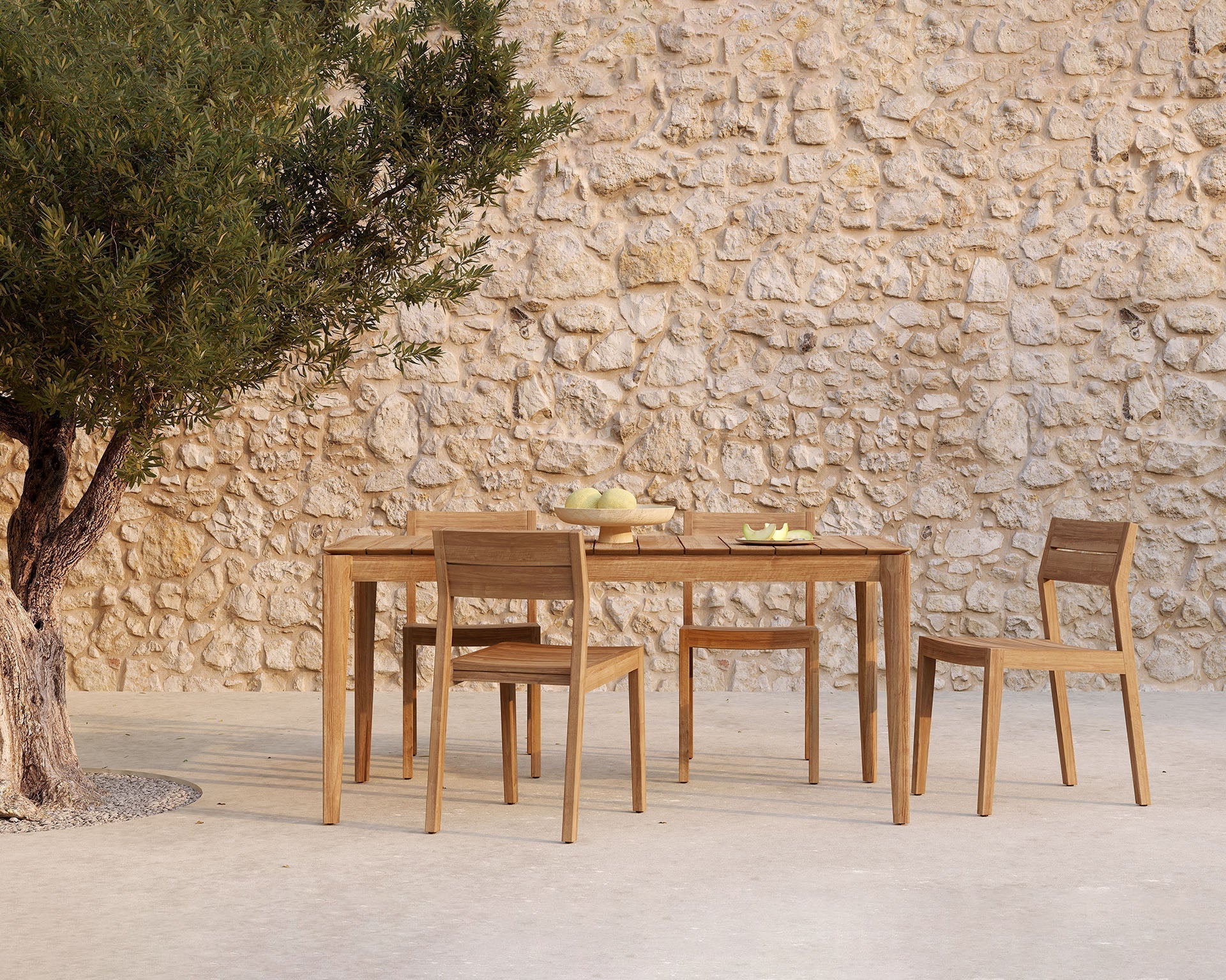 Bok Outdoor Dining Table White Cliff Studio Outdoor Dining Tables