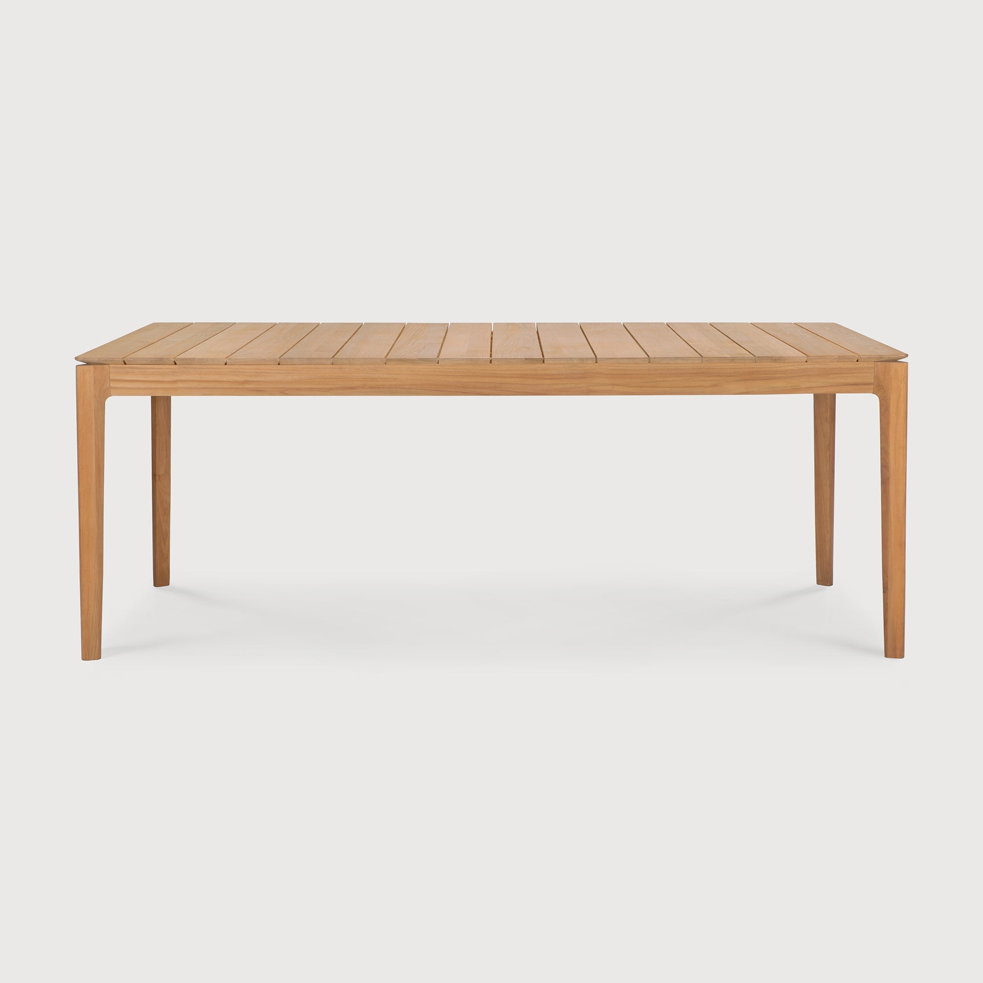 Bok outdoor dining table - teak - rectangular White Cliff Studio Outdoor Dining Table