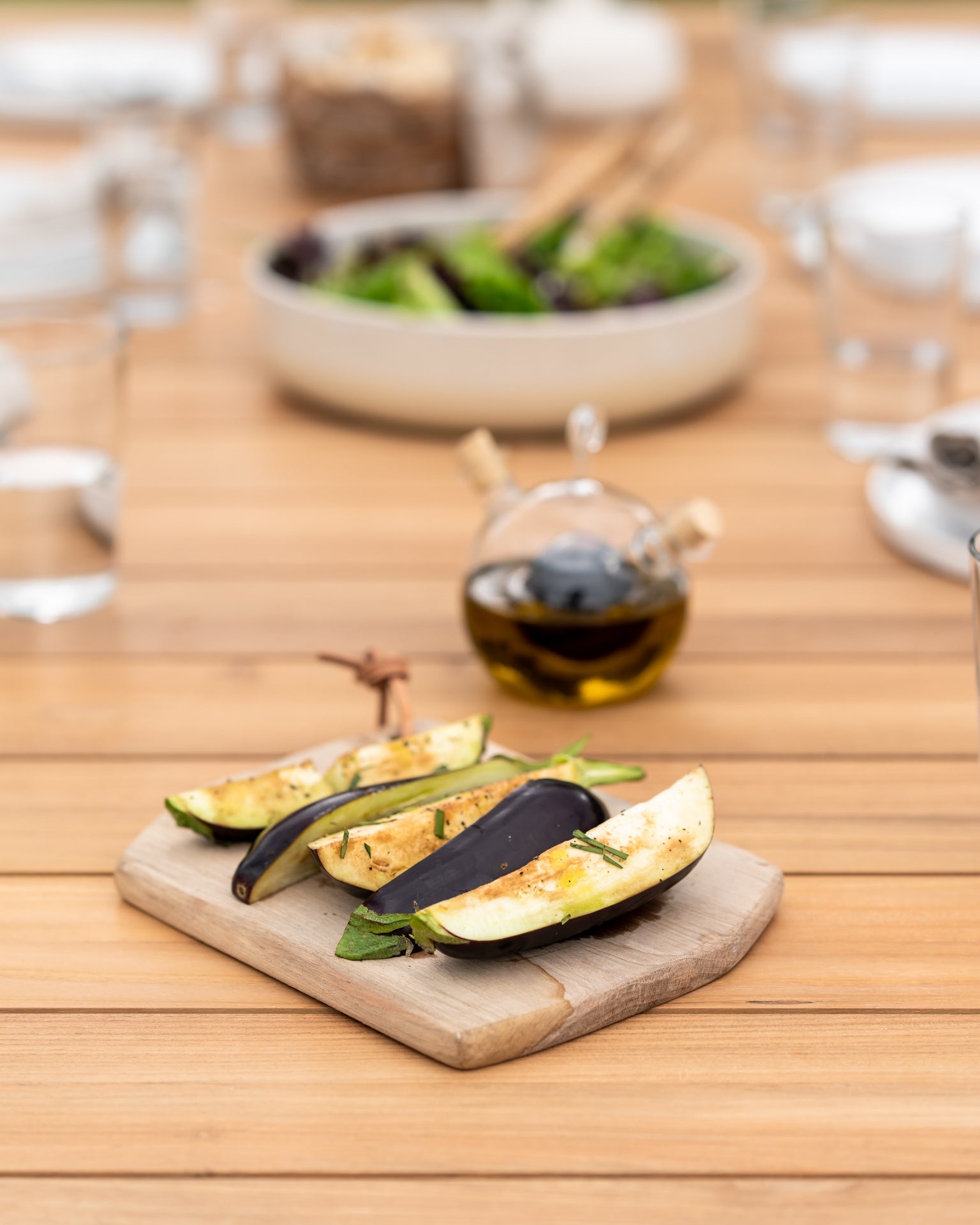 Bok outdoor dining table - teak - rectangular White Cliff Studio Outdoor Dining Table