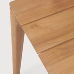 Bok outdoor dining table - teak - rectangular White Cliff Studio Outdoor Dining Table