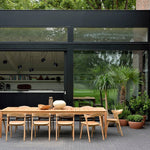 Bok outdoor dining table - teak - rectangular White Cliff Studio Outdoor Dining Table