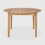 Bok outdoor dining table - teak - round White Cliff Studio Outdoor Dining Table
