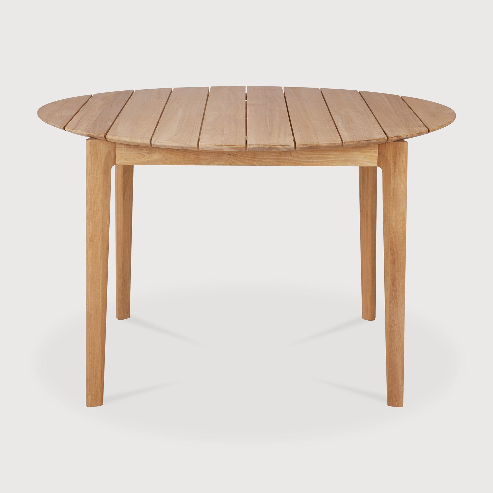 Bok outdoor dining table - teak - round White Cliff Studio Outdoor Dining Table