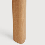 Bok outdoor dining table - teak - round White Cliff Studio Outdoor Dining Table