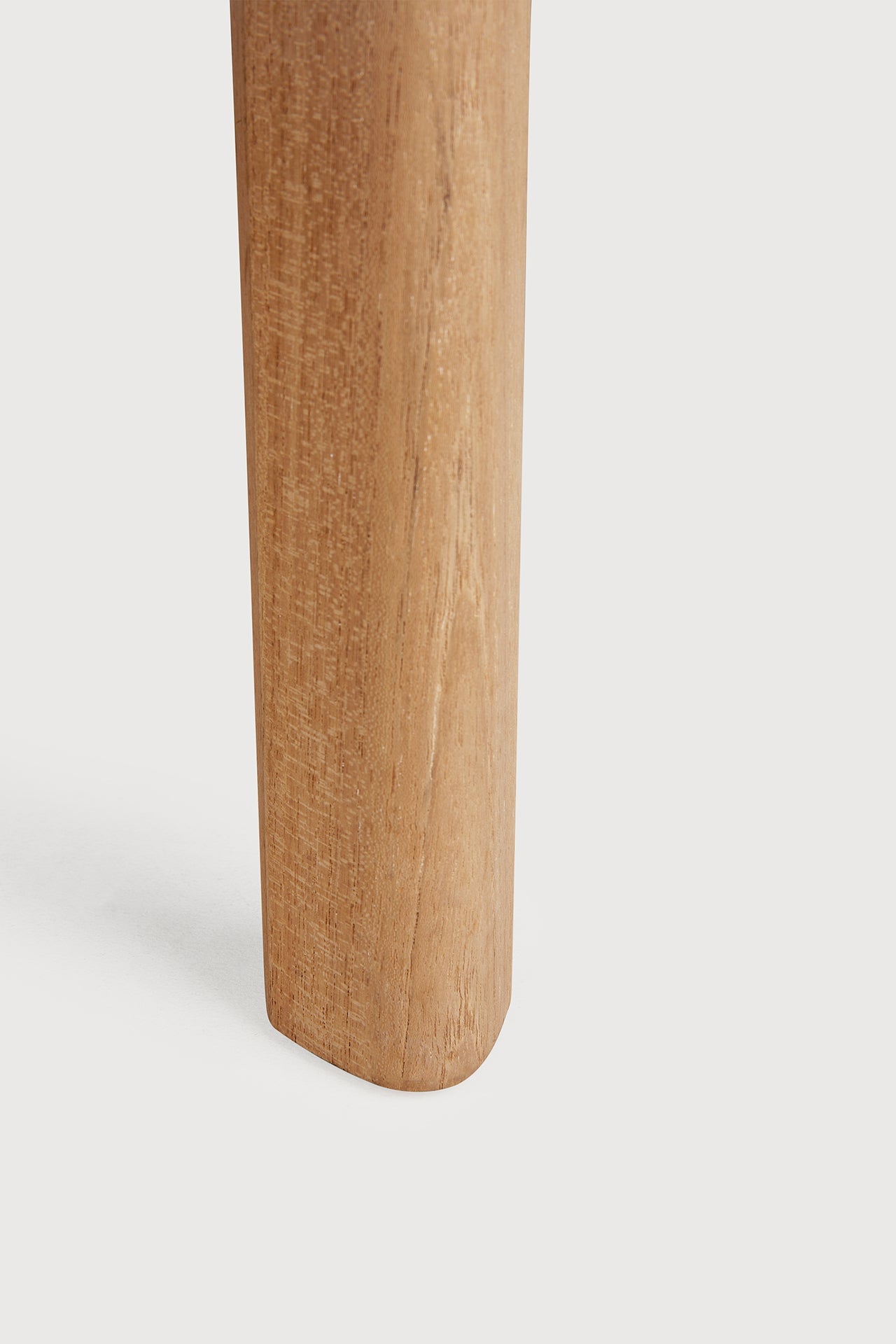 Bok outdoor dining table - teak - round White Cliff Studio Outdoor Dining Table