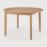 Bok outdoor dining table - teak - round White Cliff Studio Outdoor Dining Table