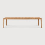 Bok outdoor extendable dining table - teak - rectangular White Cliff Studio Outdoor Dining Table