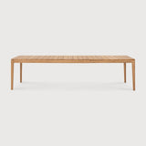 Bok outdoor extendable dining table - teak - rectangular White Cliff Studio Outdoor Dining Table