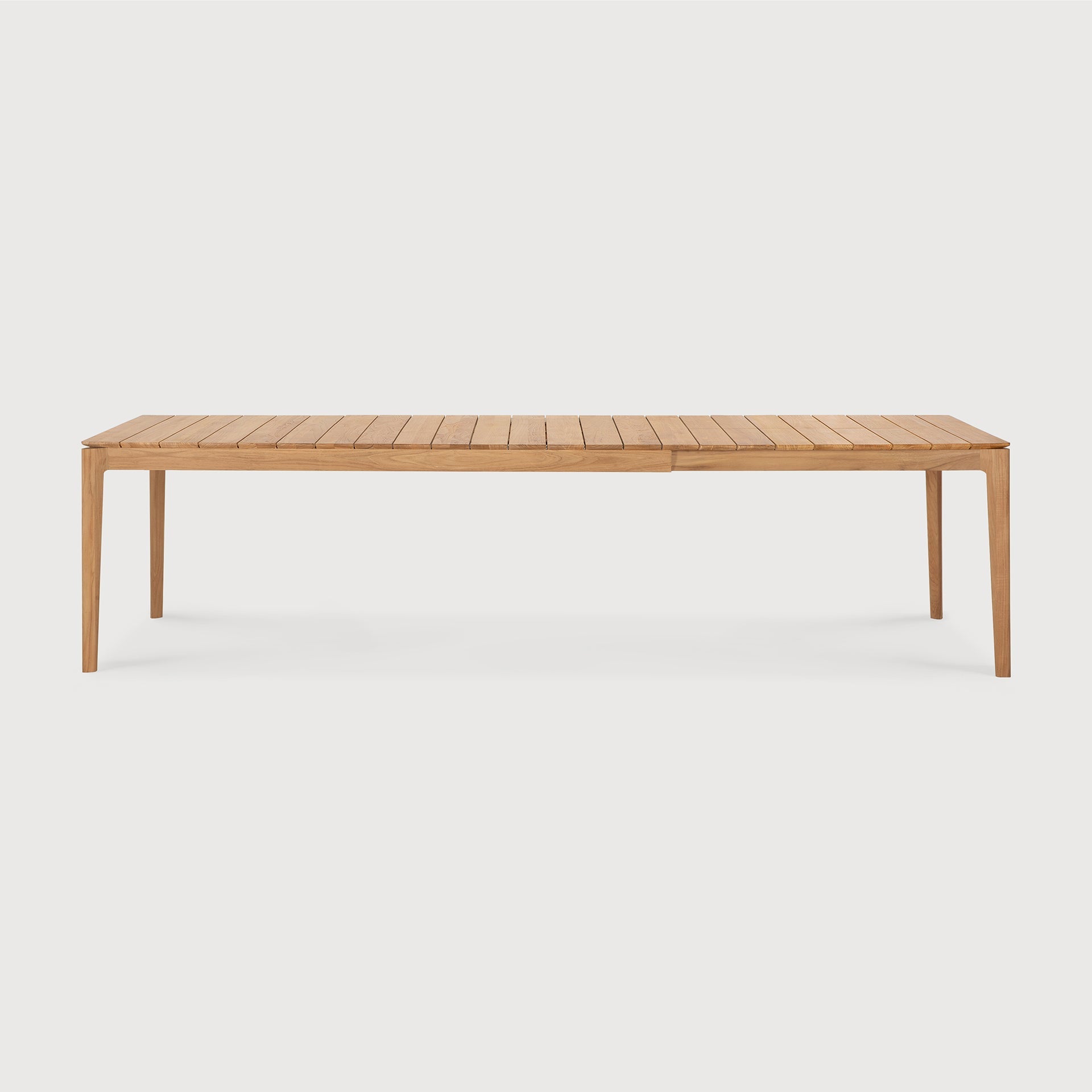 Bok outdoor extendable dining table - teak - rectangular White Cliff Studio Outdoor Dining Table