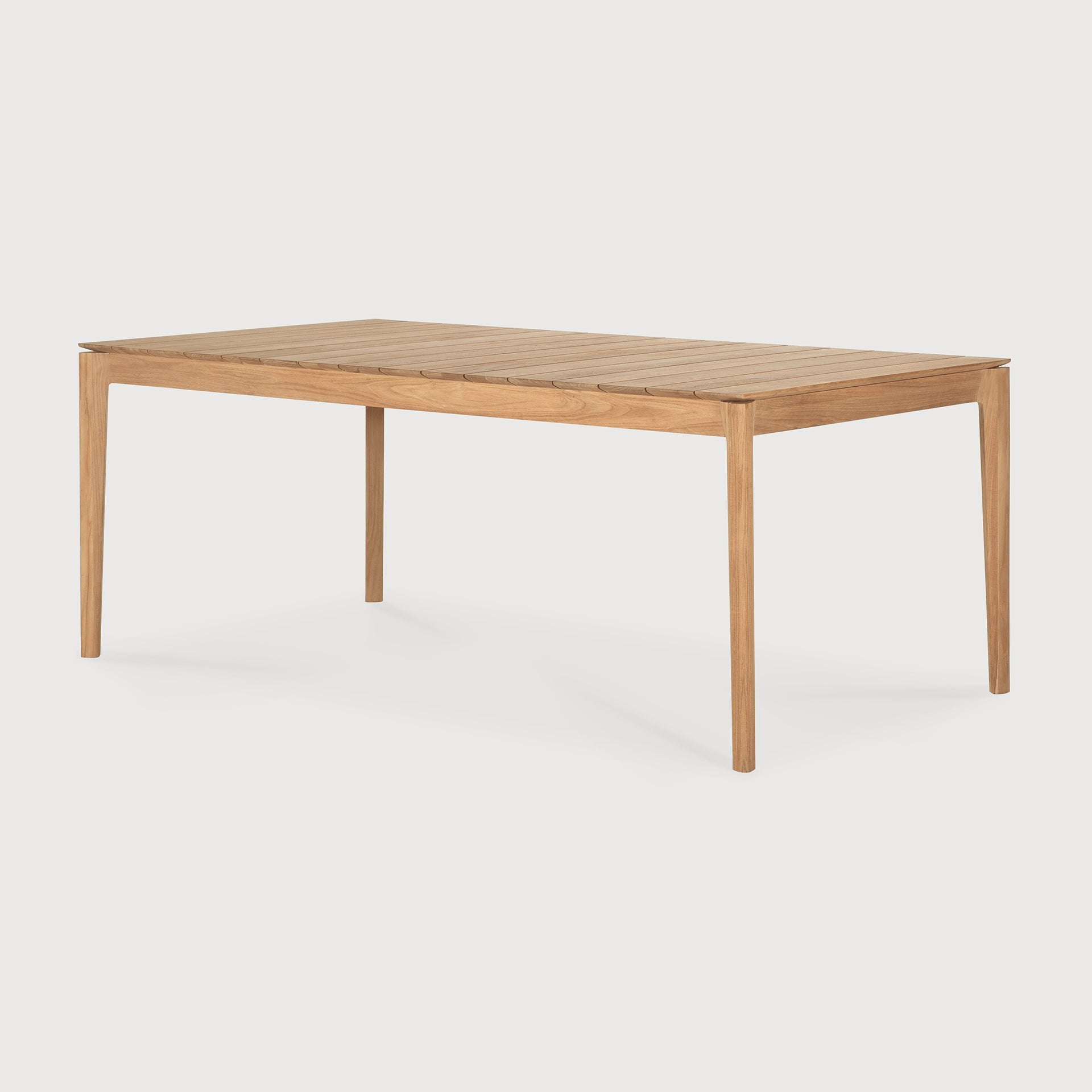 Bok outdoor extendable dining table - teak - rectangular White Cliff Studio Outdoor Dining Table