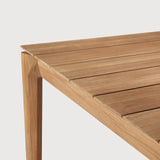 Bok outdoor extendable dining table - teak - rectangular White Cliff Studio Outdoor Dining Table