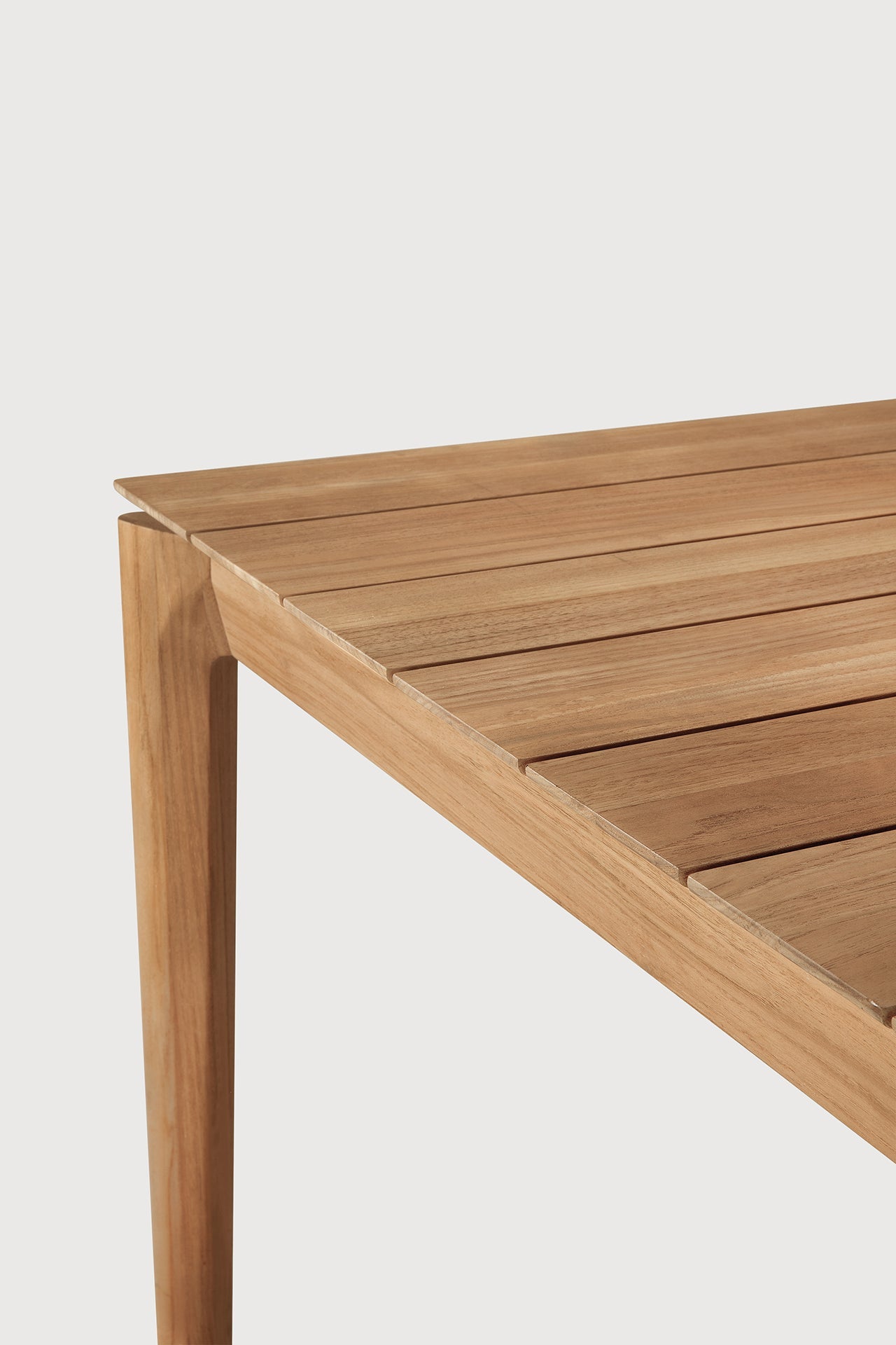 Bok outdoor extendable dining table - teak - rectangular White Cliff Studio Outdoor Dining Table