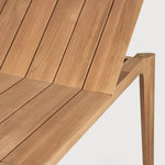 Bok outdoor extendable dining table - teak - rectangular White Cliff Studio Outdoor Dining Table