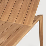 Bok outdoor extendable dining table - teak - rectangular White Cliff Studio Outdoor Dining Table