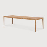 Bok outdoor extendable dining table - teak - rectangular White Cliff Studio Outdoor Dining Table
