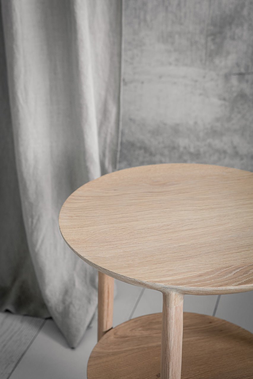 Bok Side Table White Cliff Studio Accent Tables