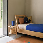 Bok side table - oak - round White Cliff Studio Side Table